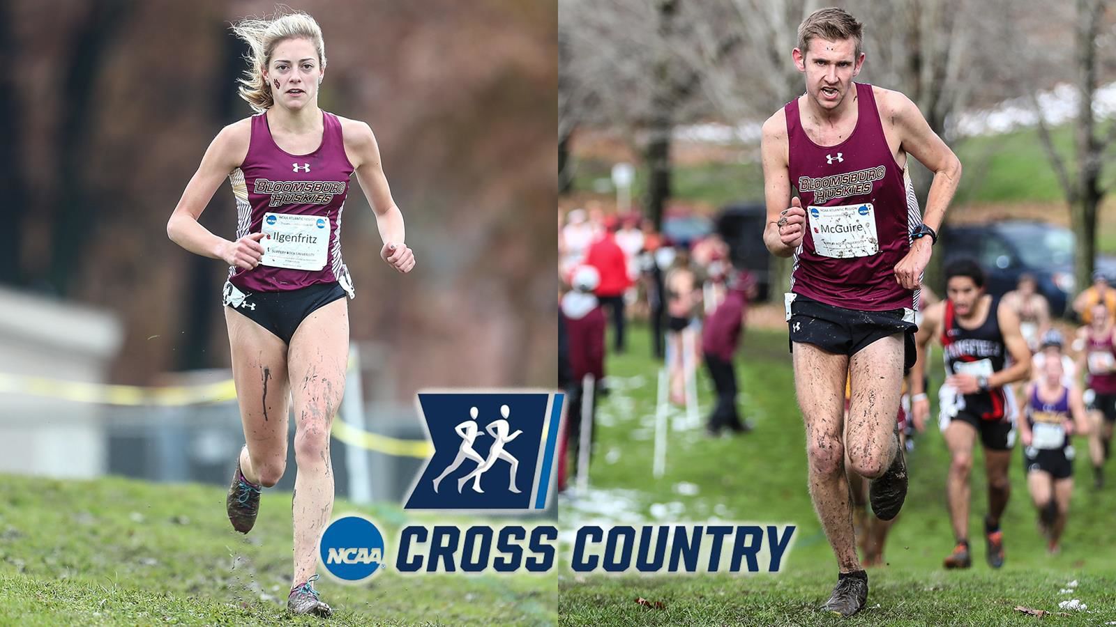 Huskies Ilgenfritz, McGuire Qualify For NCAA Division II Cross Country National Championships